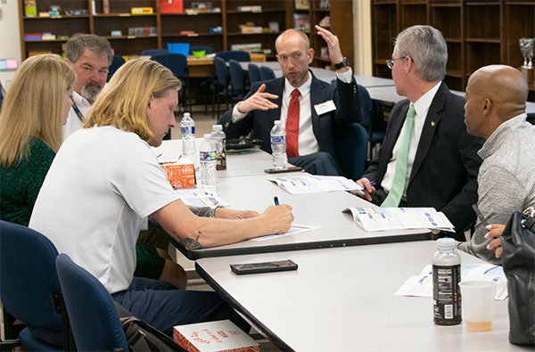 Steering Commitee Meeting at Menchville High School