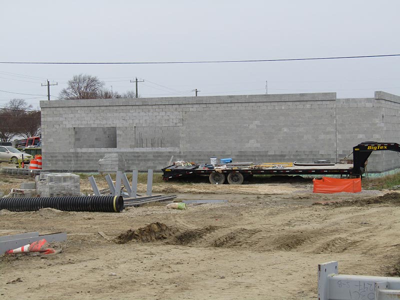 Construction photo, see caption