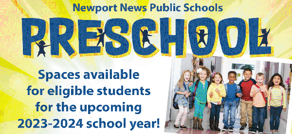 Online Pre-registration open to preschool