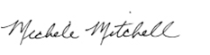 Michele Mitchell, Ed.D. signature